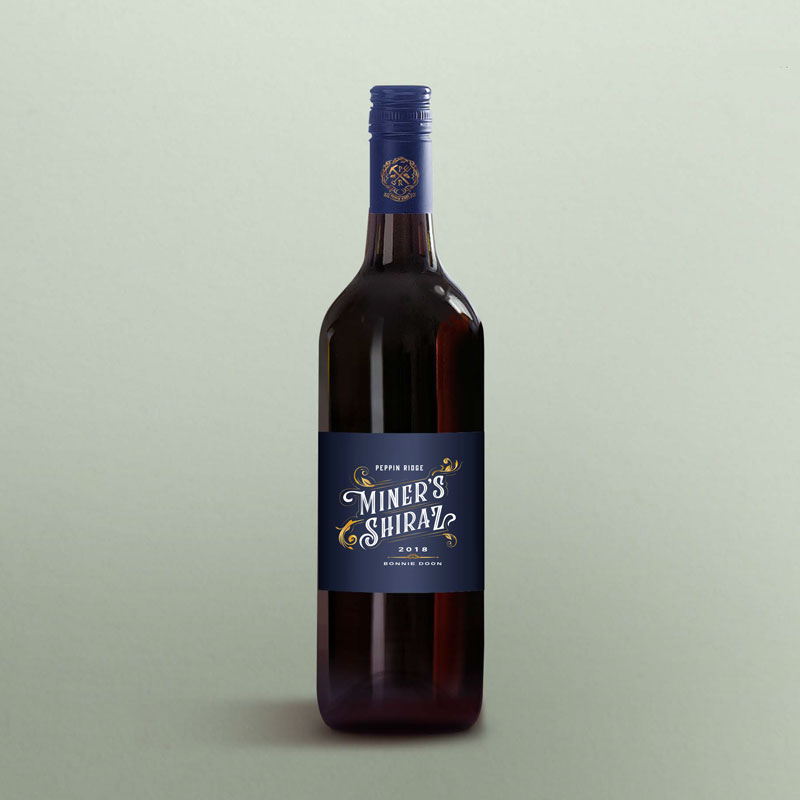 Pepin Ridge Estate Miner's Shiraz Bottle